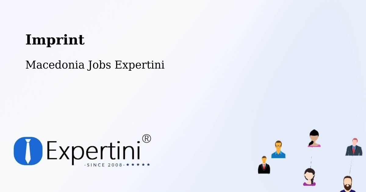 Imprint – Radishani - Macedonia Jobs Expertini